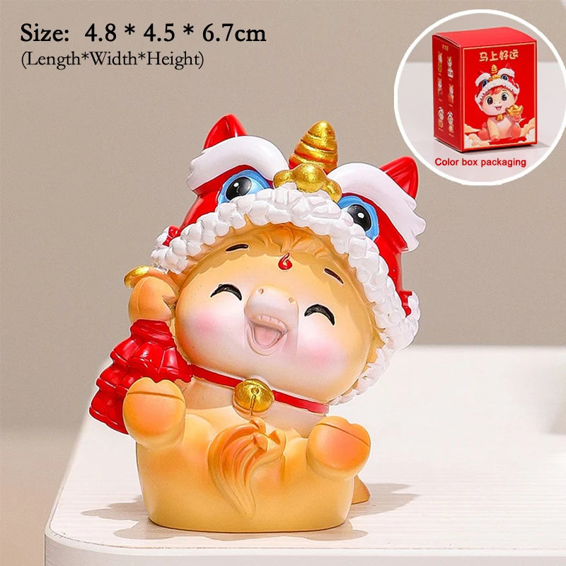 2026 Year of The Horse Table Decoration Charming Pony Accessory Lucky New Year Gift and Cute Car Decor DIY Craft Oasis Select