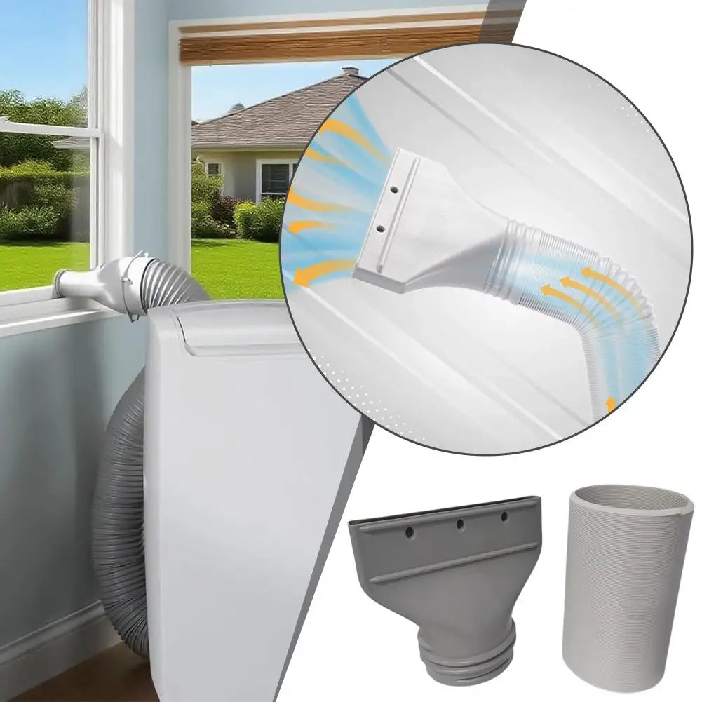 15cm Flat Exhaust Hose Adapter for Portable Air Conditioner