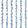 54-Piece Fox Cartoon Temporary Tattoo Stickers – Waterproof