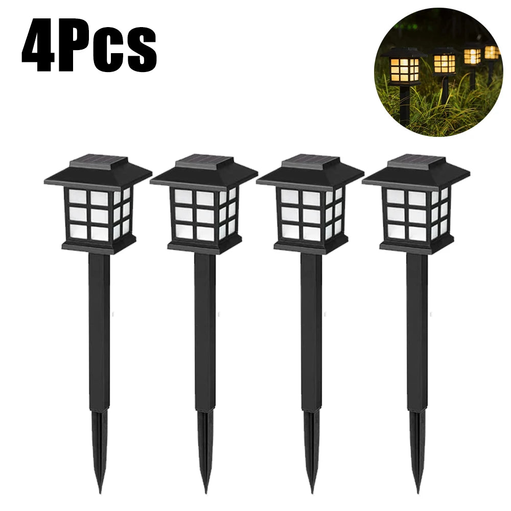 Solar LED Pathway Lights Outdoor IP65 Waterproof Garden Stake
