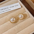 2Pcs Vintage Gold Geometric Faux Pearl Earrings, Designer Wedding Bridal Jewelry Gift for Women Oasis Select A6