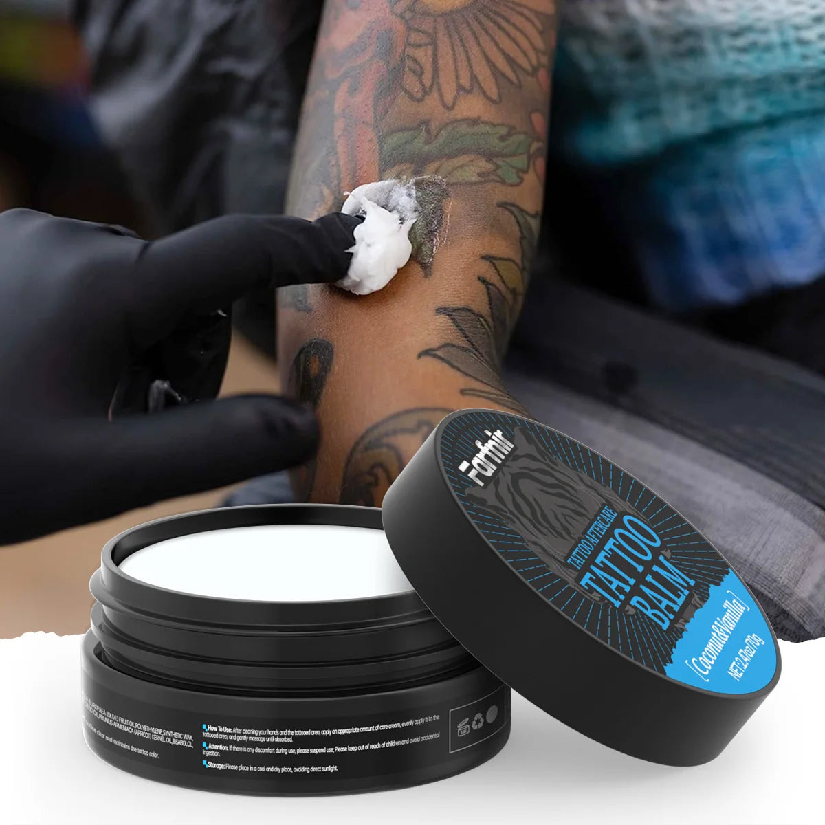 TATTOO BALM Gentle and moisturizing, soothes tattooed skin, essential for tattoo care, keeps tattoo colors vibrant Oasis Select