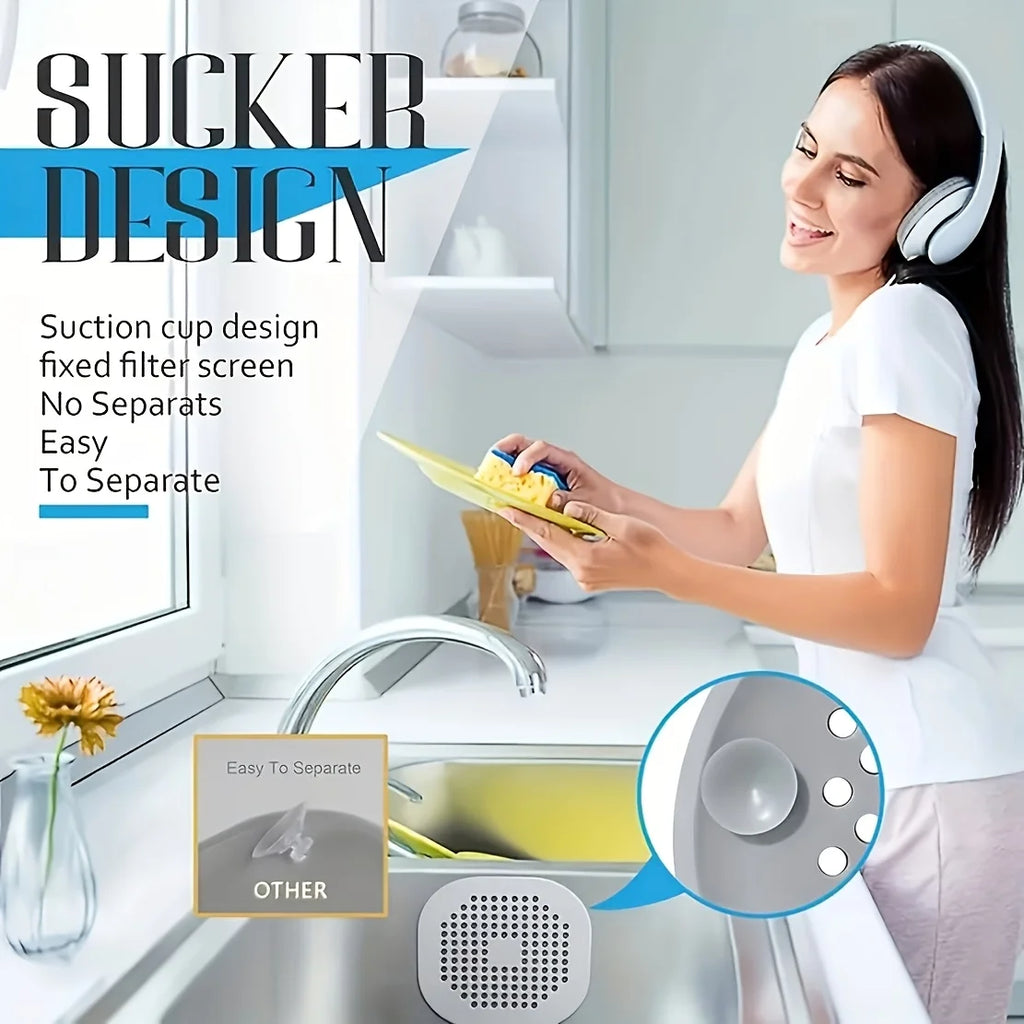 2PCS Sewer Hair Filter - Suitable for Bathroom, Kitchen, Bathtub, and Shower Areas - Floor Drain Anti Clogging Mesh Cover Oasis Select
