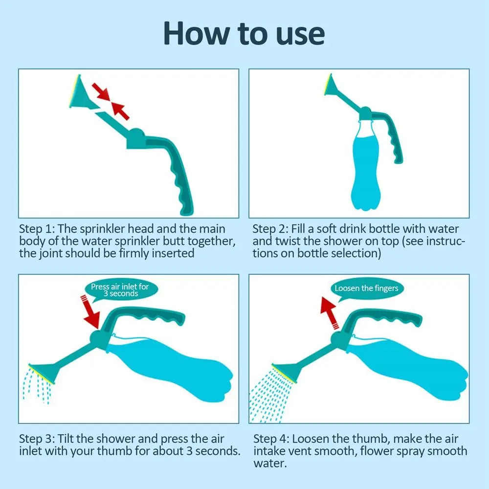 Watering Device Bottle Top Waterers Water Spray Garden Sprinklers Seedling Irrigation Watering Nozzle Water Can Sprinkler Oasis Select