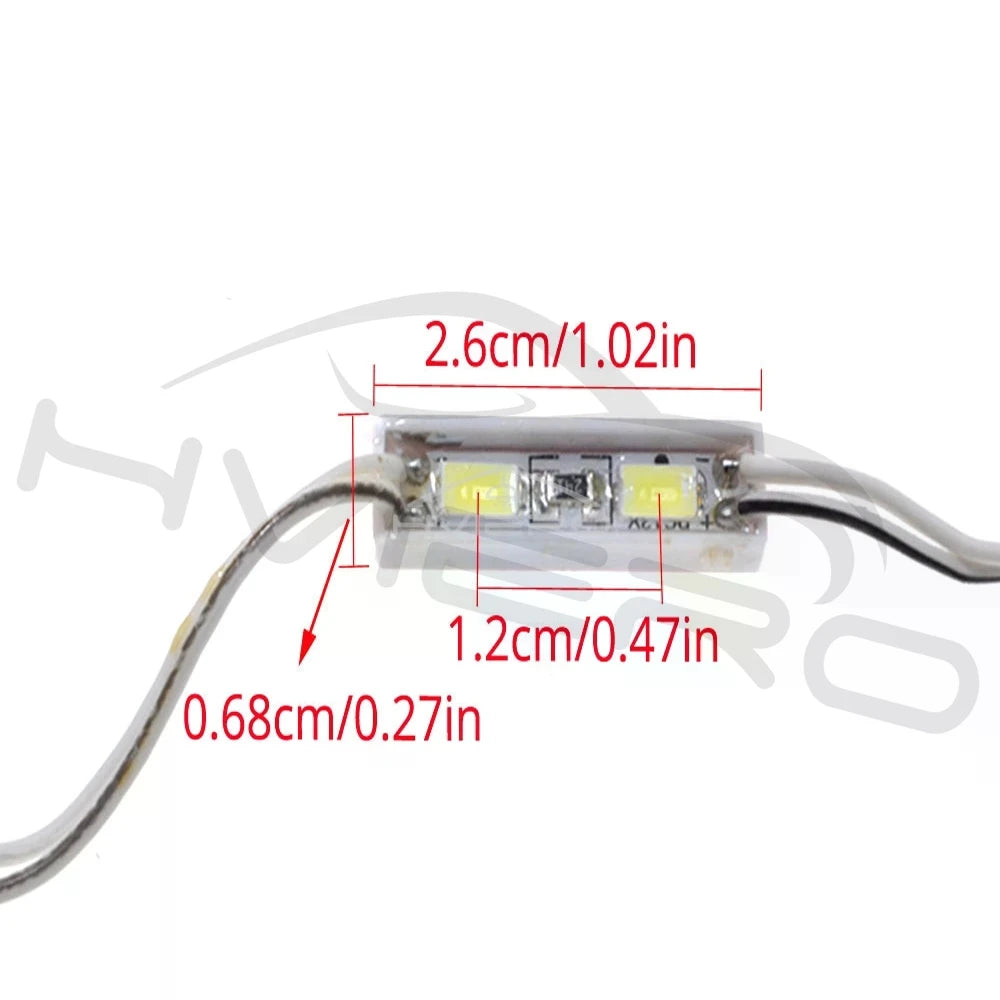 5730 2Led Modules Waterproof Dc 12v SMD SMT Anti-static Backlight Advertisement Panels Sign Boards Decorative Lighting Lamp Oasis Select