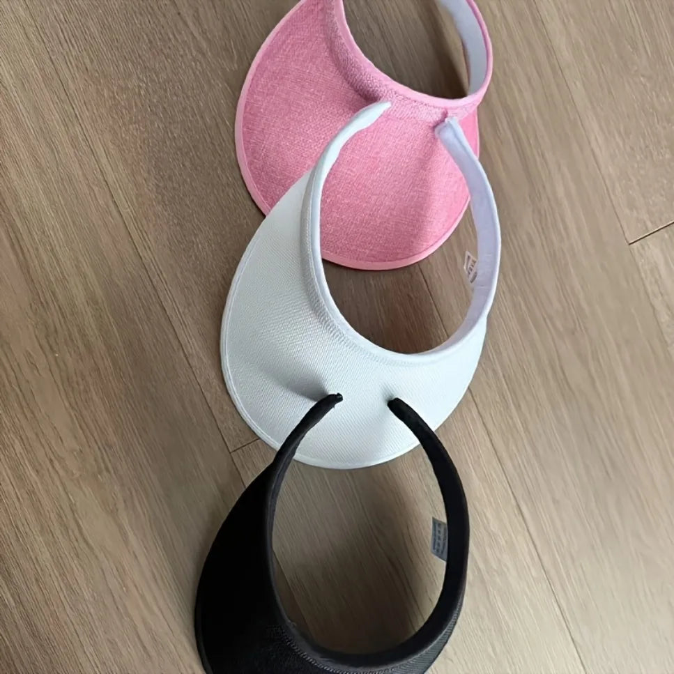 3PCS open-top sun protection hat - headband style sun hat - essential for summer outdoor activities - breathable open-top design Oasis Select