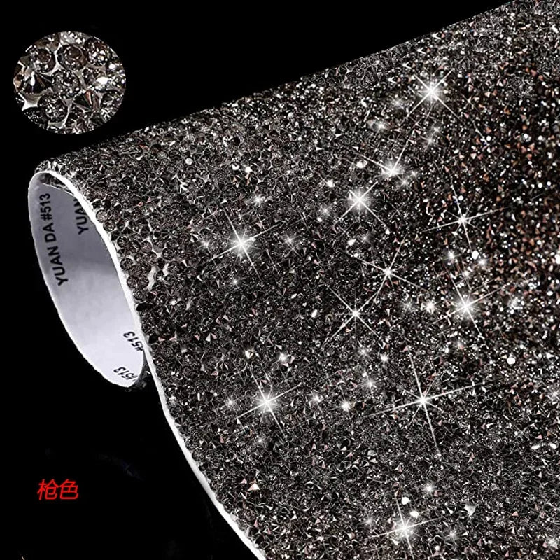 Mobile Phone Case Accessories Rhinestone Sticker Shoe Bag Car Decoration Accessories Diy Self-adhesive Drill Sticker Oasis Select L 24 x 40cm