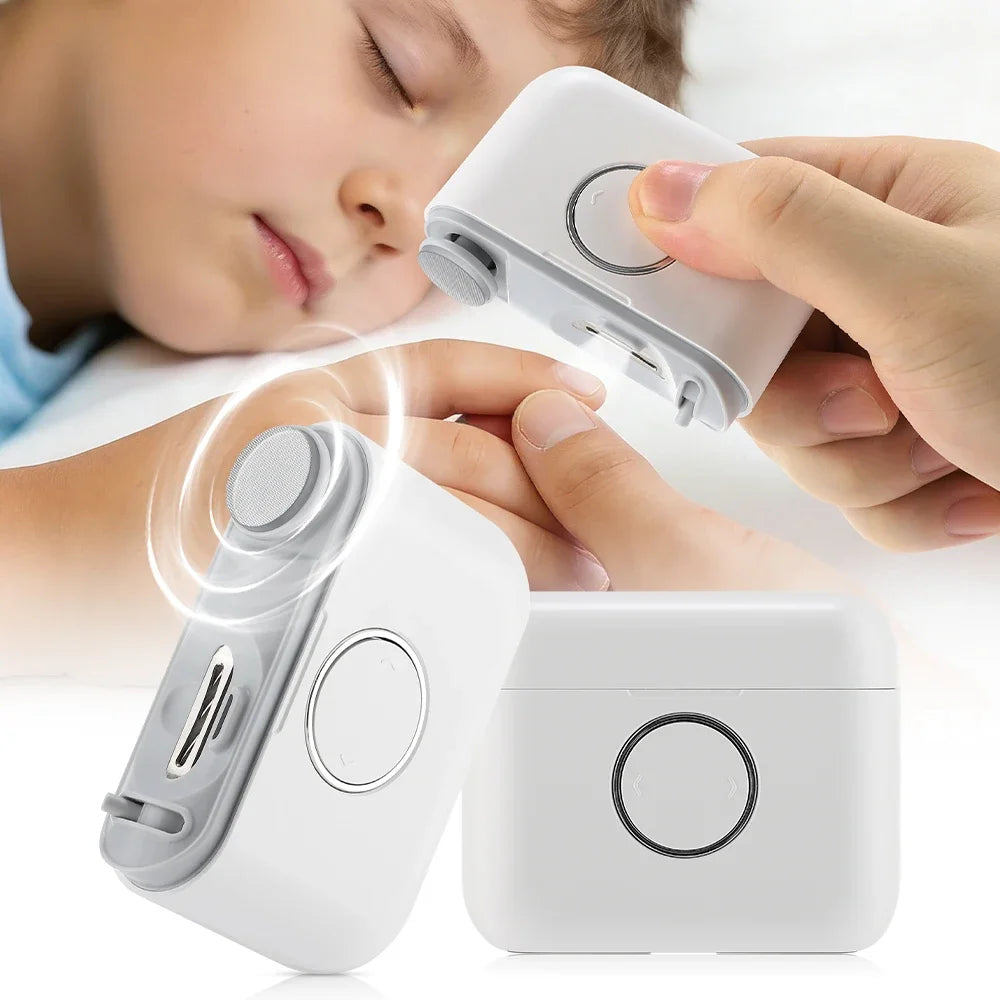AFDEAL 2-in-1 Electric Nail Clipper & Polisher for Kids & Adults