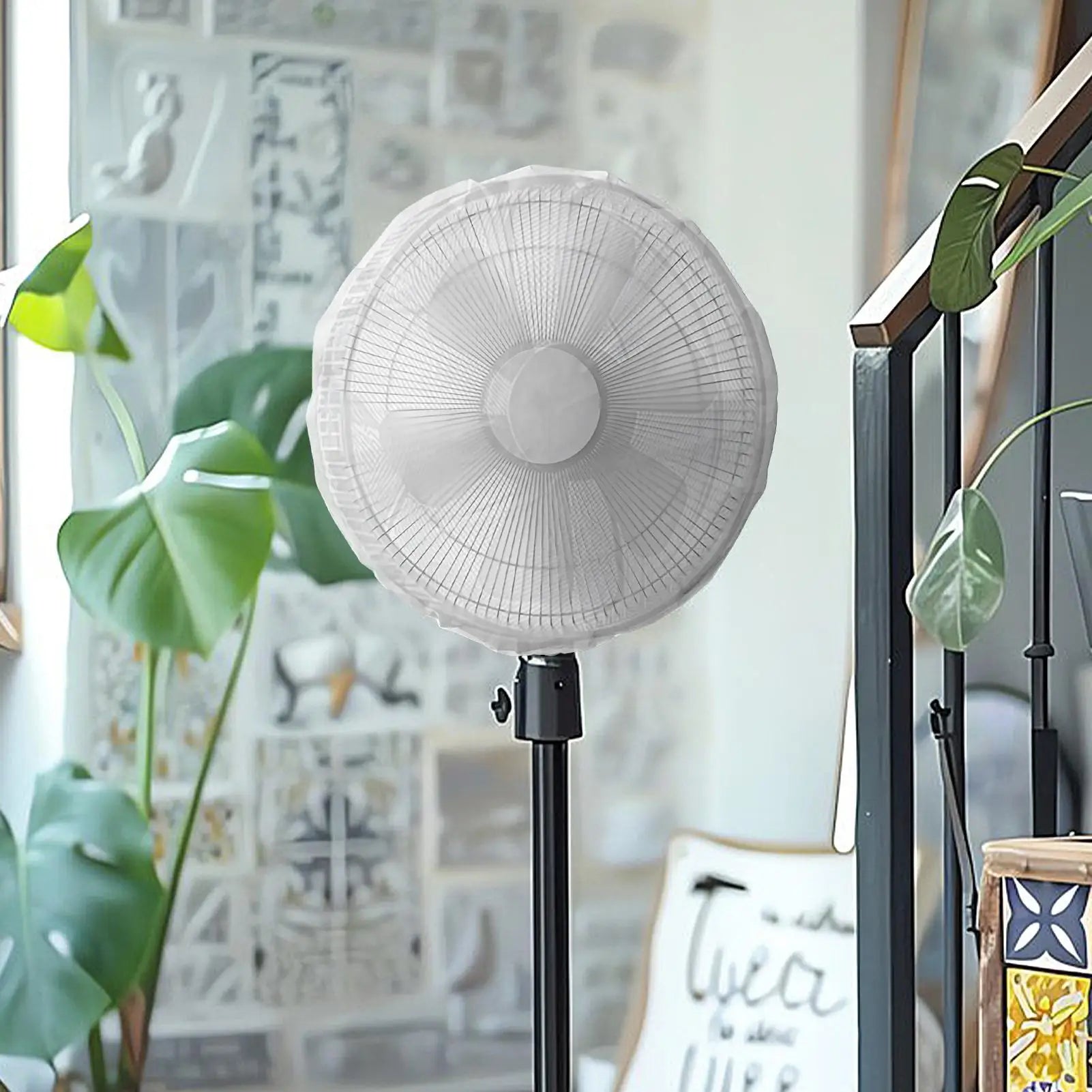 Fan Cover Waterproof Standing Fan Protector Case Standing Pedestal Protection Case Child Safety Standing Pedestal ProtectionCase Oasis Select