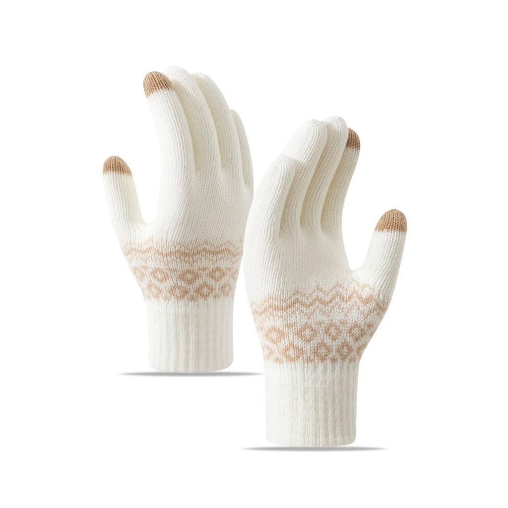 Knitted gloves, touch screen, cycling, skiing, fitness, warmth, autumn and winter outdoor sports trend Oasis Select 20