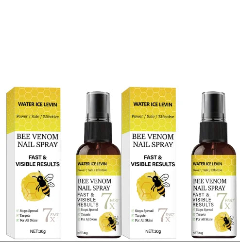 Bee Venom Nail Spray - Fast Visible Results, Stops Spread & Strengthens Nails with Hyaluronic Acid, Safe for All Skins Oasis Select YELLOW 30g