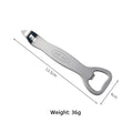 Thickened 304 Stainless Steel Beer Bottle Opener Portable Bottle Opener Cap Opener Restaurant Kitchen Accessories Small Tools Oasis Select silver