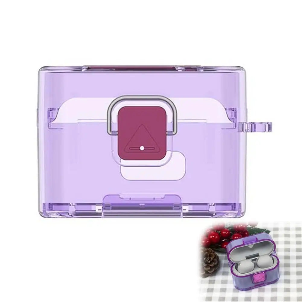 Sony WF-1000XM6 TPU Case Cover with Carabiner Hook