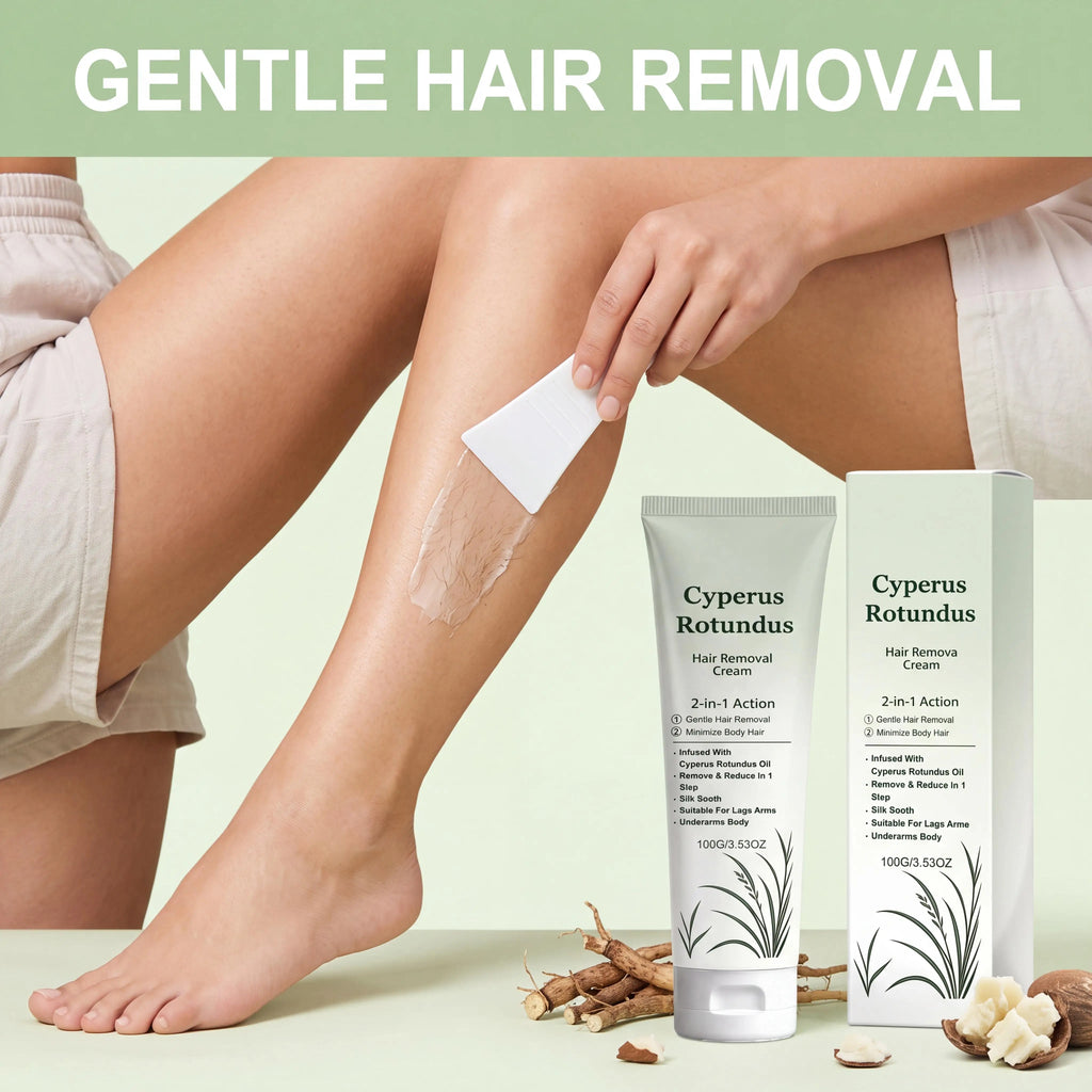 Cyperus Rotundus Hair Removal Cream – Gentle Depilatory 100g