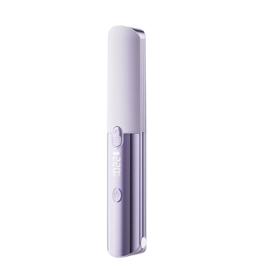 URGGU Wireless Mini Hair Straightener & Curler USB Charged
