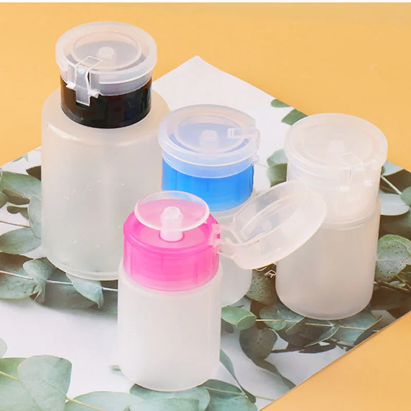 Refillable Nail Polish Remover Pump Bottle – 60ml & 180ml Nail Pump Dispenser Oasis Select