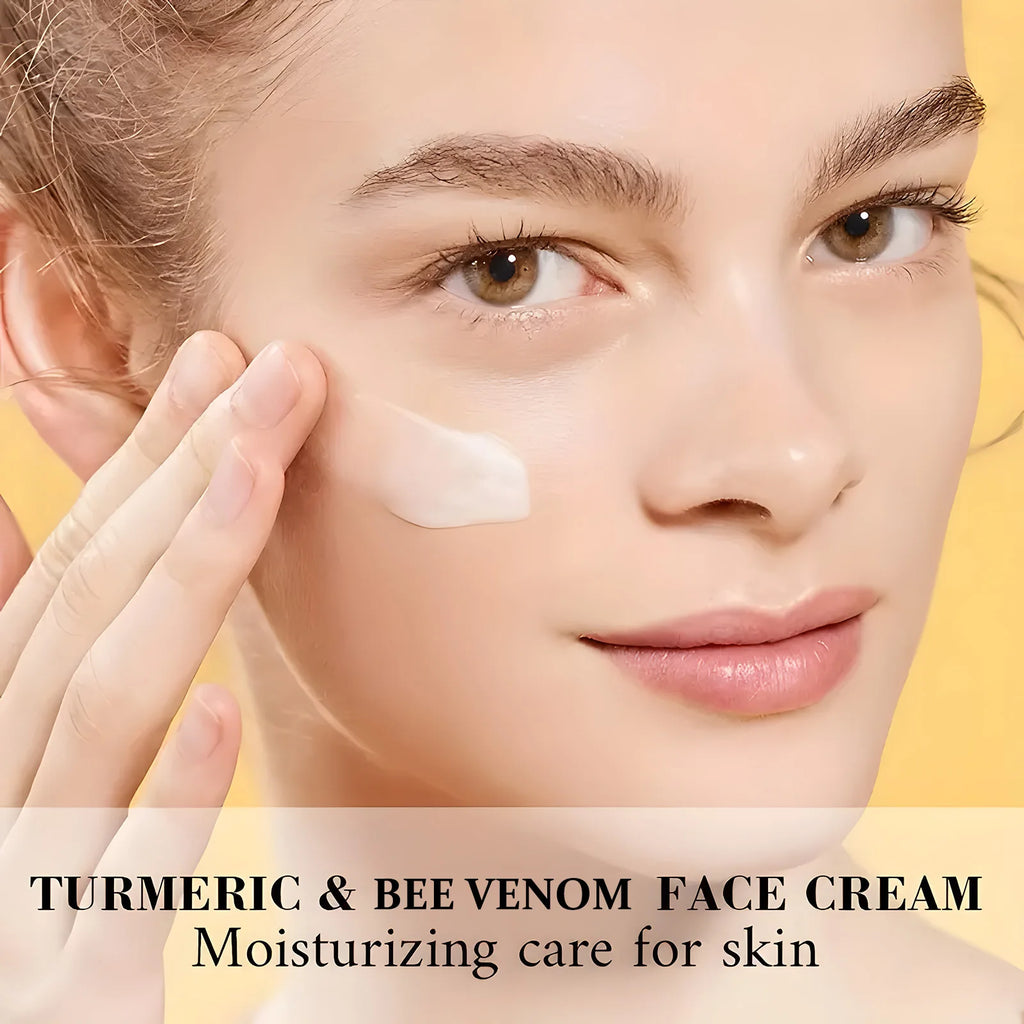 Turmeric & Bee Venom Collagen Face Cream – Deep Moisturizer Facial Moisturizer Cream Oasis Select