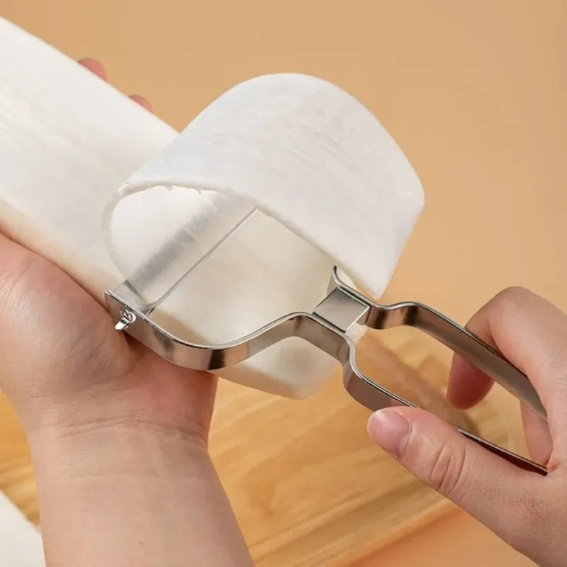 Cabbage Wide Mouth Peeler Stainless Steel Large Caliber Slicer for Radish Cucumber Potato and Vegetable Peeling Shredding Oasis Select