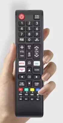 Replacement Remote Control for Samsung TV Universal Infrared Remote with Netflix Prime Video Hulu Buttons for All Samsung Smart Oasis Select Black