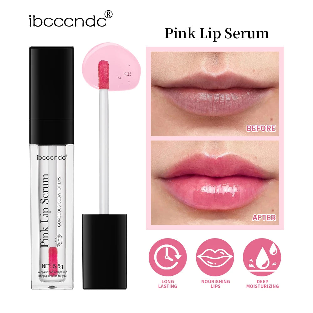 ibcccndc Pink Lip Serum Lotion Moisturizes Moisturizes And Plump Lips Removes Dead Skin Pink Lip Essence Brightener Use Of Face Oasis Select