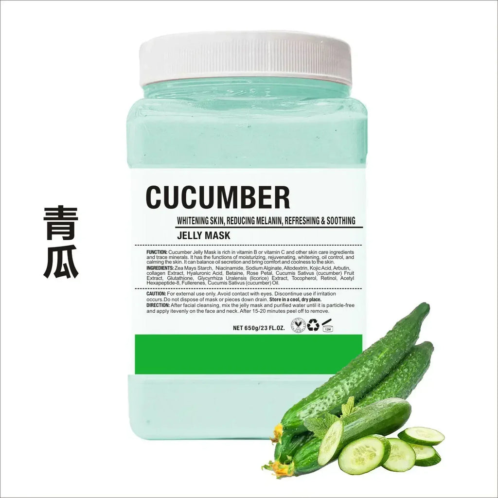 Gold Jelly Peel-Off Mask Powder 650g – Vitamin C & Hyaluronic Acid