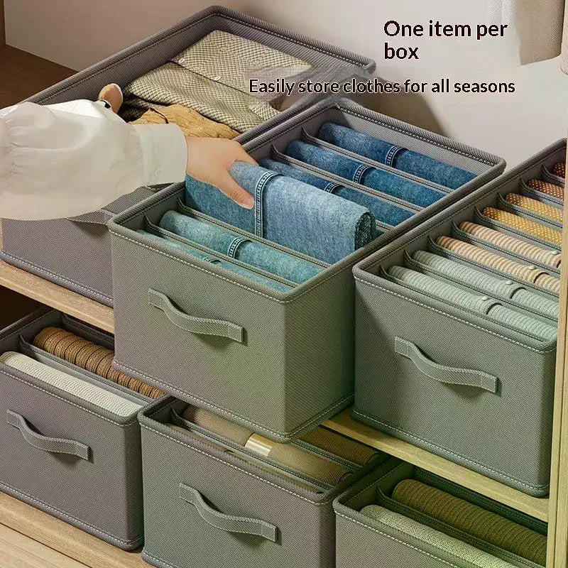 5-Grid Clothes Storage Organizer Box | Drawer Divider