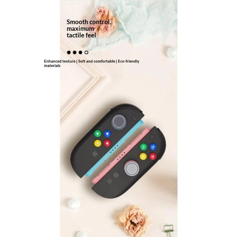 SXH Thumb Button Caps For Switch 2 Joysticks Controller Colorful Silicone Cap For Switch 2 Handle Accessories Oasis Select