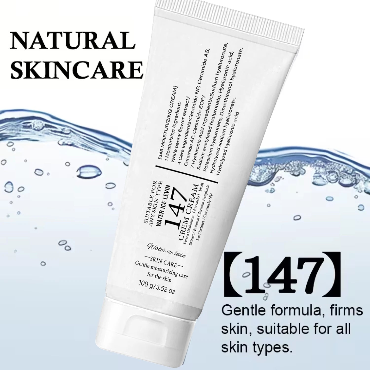 147 Moisturizing & Firming Face Cream – Hyaluronic Acid & Aloe Face Moisturizer Cream Oasis Select