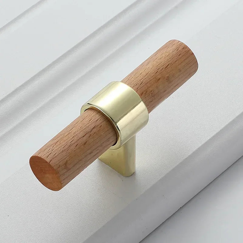 Wood Handles for Furniture Bronze in Cabinet Pulls and Modern Black Kitchen Doors Drawer Kids Gold Adjustable Knobs 128mm 160mm Oasis Select A Bright Gold 128mm
