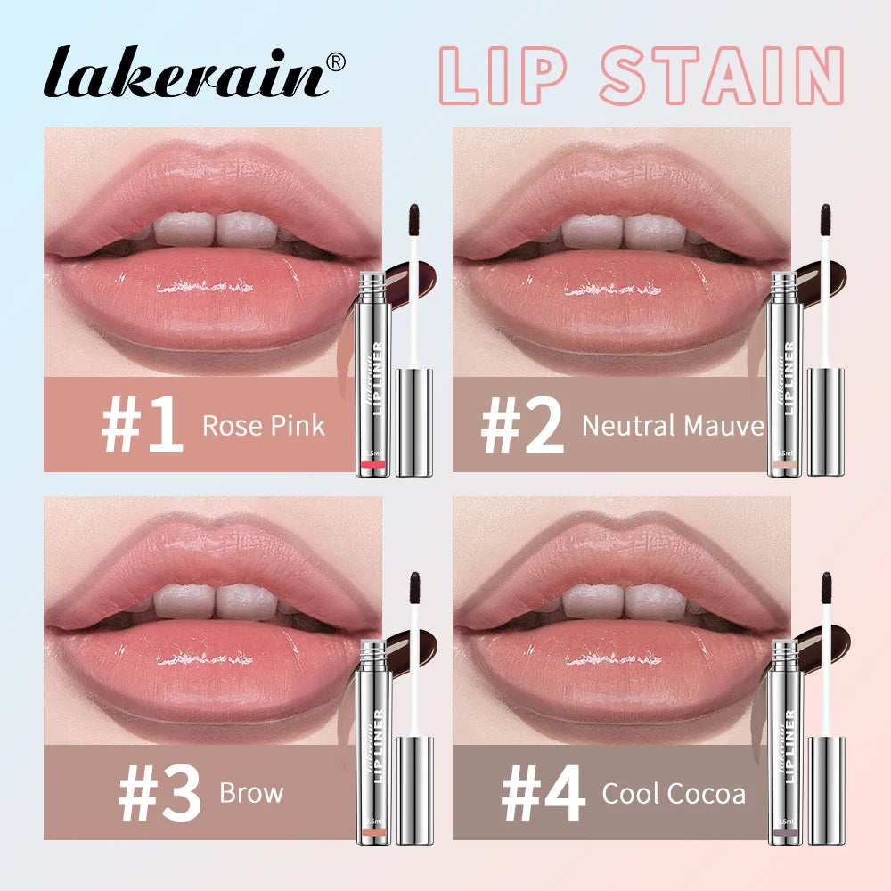 4colors Lip Liner Tattoo Matte Peel Off Enhance Lips Lip Liner Waterproof Long Lasting Moisturizing Lips Gloss Tattoo Cosmetics Oasis Select