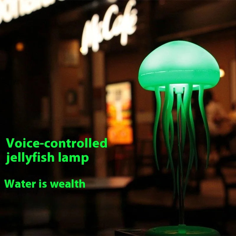 Floating Night Light Intelligent Voice Control Light Jellyfish Charging Night Light Ins Wind Room To Help Sleep Oasis Select