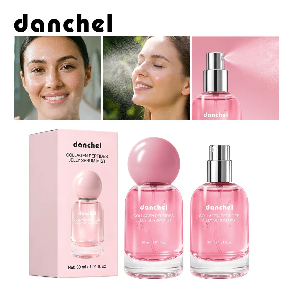 Collagen Peptides Jelly Serum Mist Deep Hydration Moisturizing Face Skin Care 2 IN 1 Serum & Mist Lasting Hydrating Smooth Skin Oasis Select