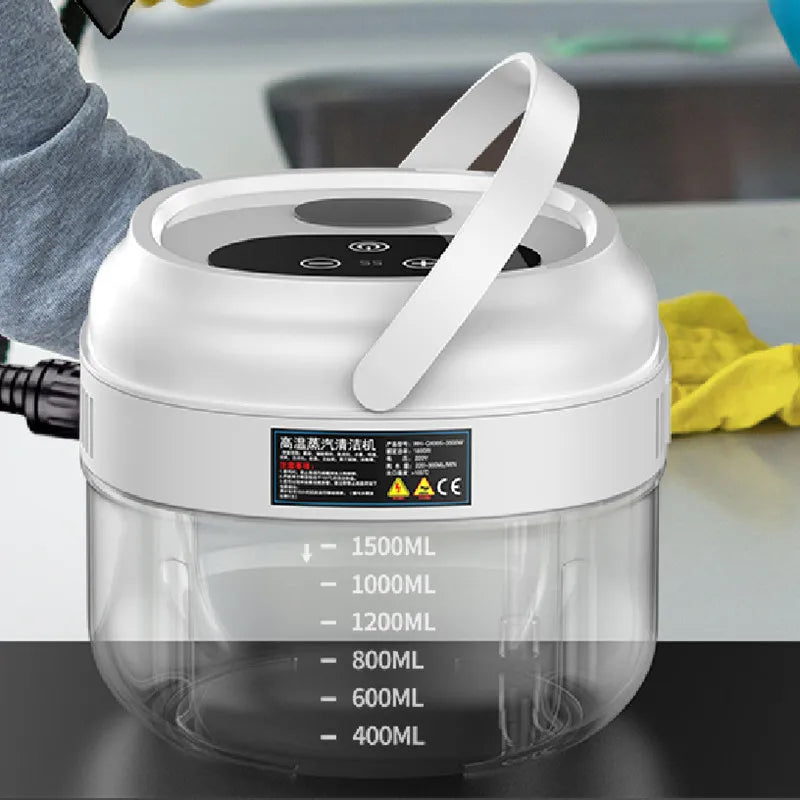 1.5L Handheld Steam Cleaner Touch Screen 1800W | CE Certified