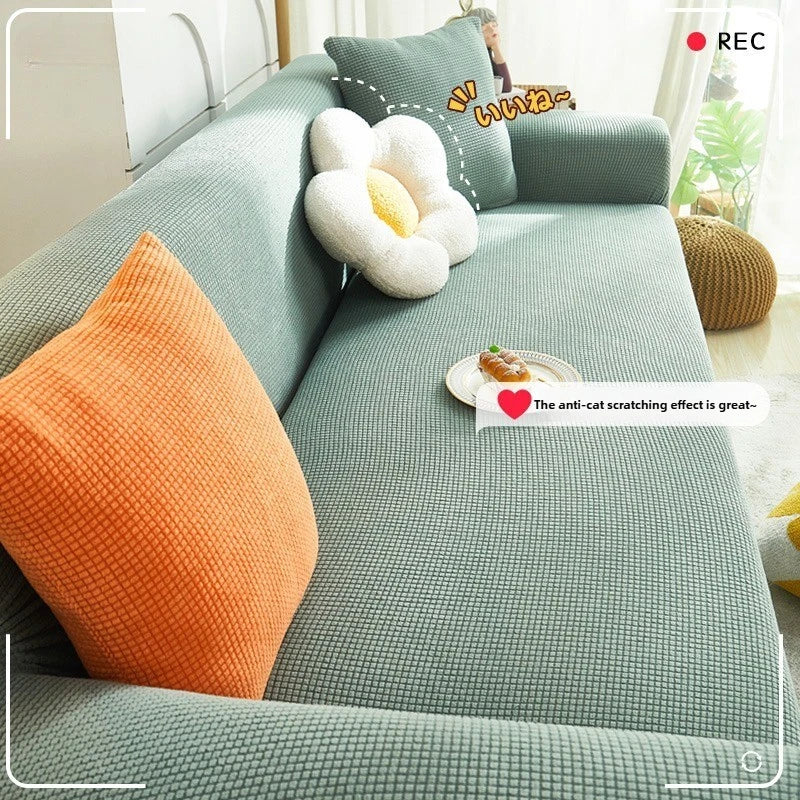 Elastic Sofa Cover All-inclusive Nordic Style Summer Simple Anti-cat Scratch Sofa Dust-proof Cover Couch Covers for Sofas Oasis Select