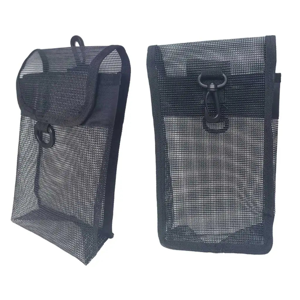 Scuba Diving SMB Carrier Mesh Bag Portable Tech Wreck Diving Surface Marker Buoy Pouch Snorkeling Spool Finger Reel Pocket Oasis Select
