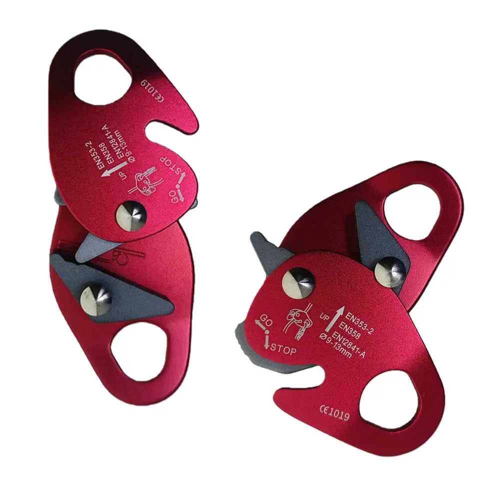 Outdoor Climbing Rope Grab clamp Arborist Falling Arrester Protection Self-Locking Descender Self Braking Stop Rope Clamp Oasis Select