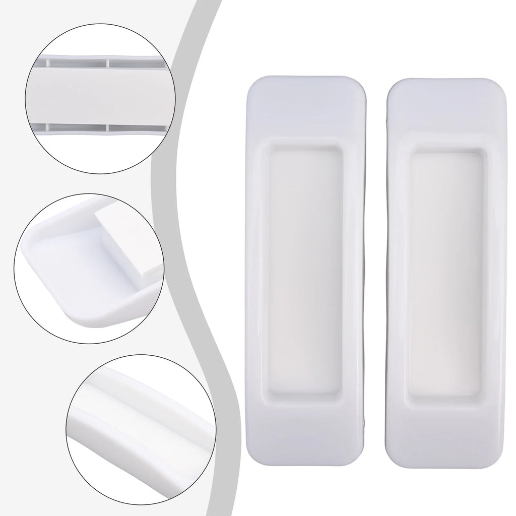 2pcs Window Cabinet Drawer Handles Multi-purpose Handle Self-adhesive Cabinet Sliding Door Glass Handle Oasis Select