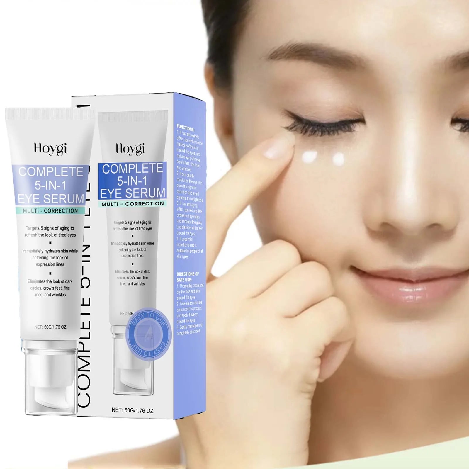 Hoygi Collagen 5-in-1 Eye Cream – Dark Circles & Fine Lines Firming Eye Cream Oasis Select