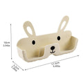 Sunglasses Organizer Wall Wall-Mounted Glasses Rack No Drilling Rabbit-shaped Sunglass Rack for Home Wardrobe Vanity Bedroom Oasis Select White