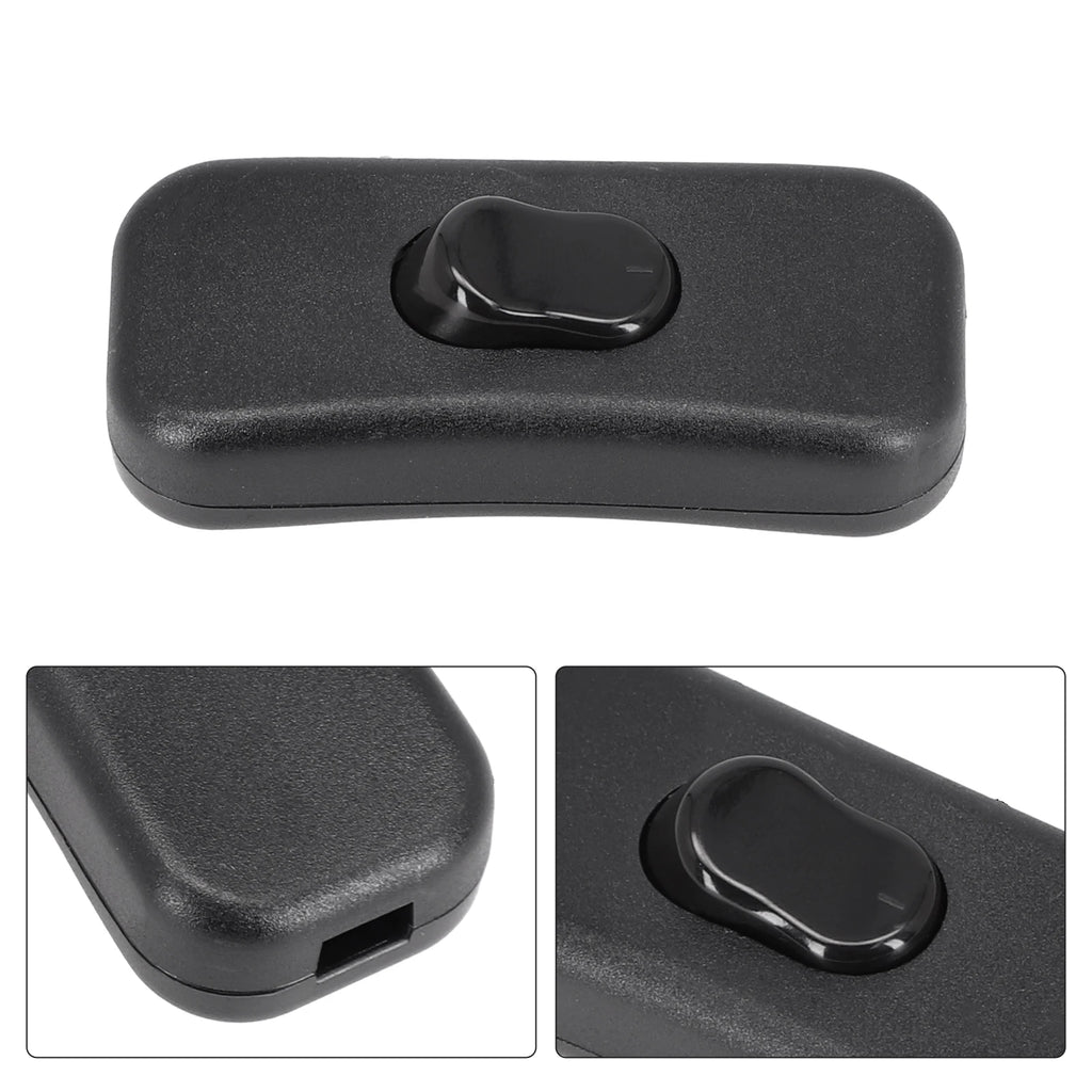 In Line Cord Switch Rocker Switch On/Off Lamp Control 303 Push Button Switch For Desk Lamp Floor Lamp Oasis Select