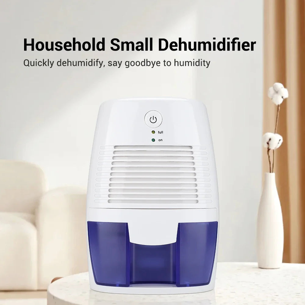 AFDEAL Portable Electric Dehumidifier & Air Purifier 500ml