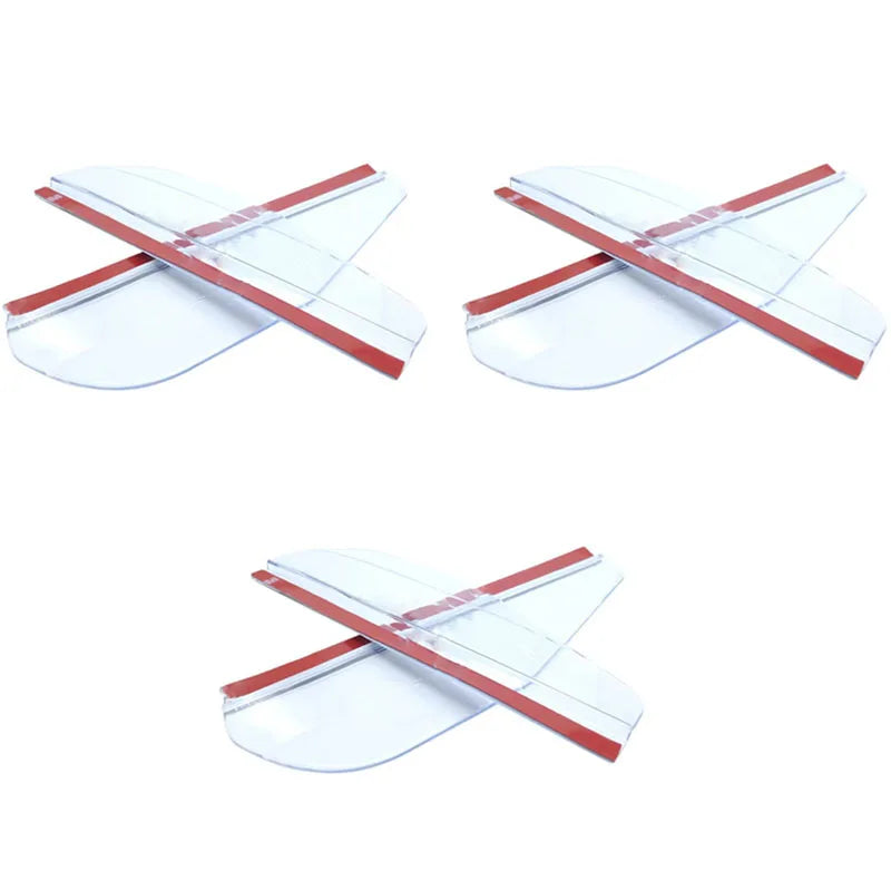 1/2/3/4Pairs Rear View Side Mirror Rain Board Eyebrow Guard Sun Visor Shade Shield Car Exterior Accessories Car Styling Oasis Select 3pairs Transparent