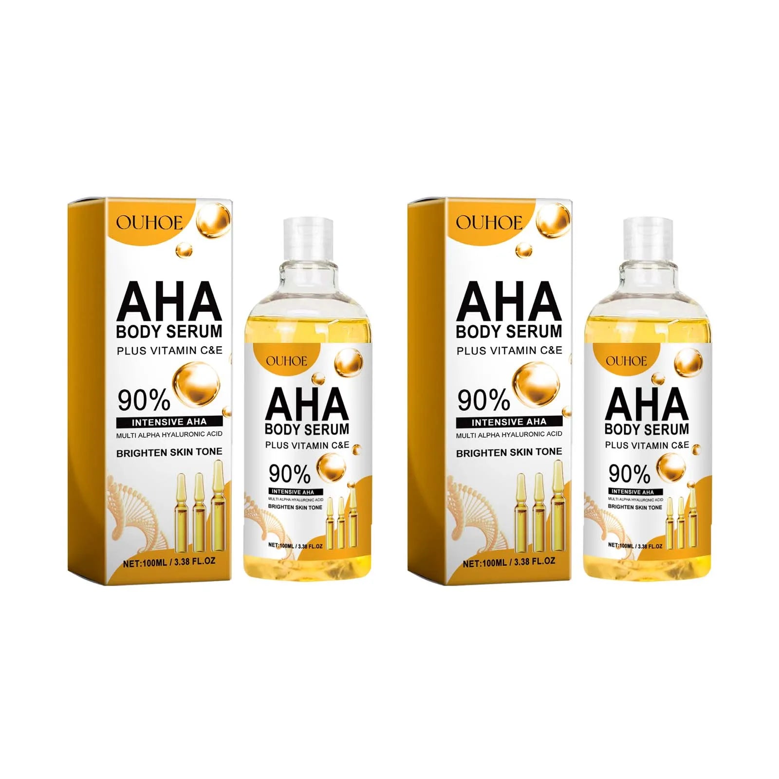 AHA Body & Face Serum – Dark Spot Corrector & Brightening Brightening Face Serum Oasis Select 2Pcs 100ml