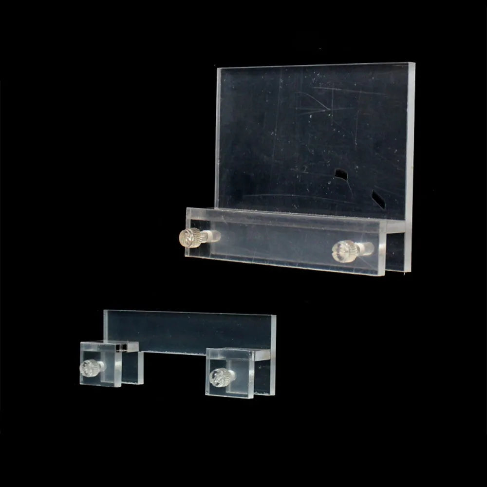 Clear Acrylic Aquarium LED Light Holder – No-Drill Stand Aquarium Light Stand Oasis Select Style 2