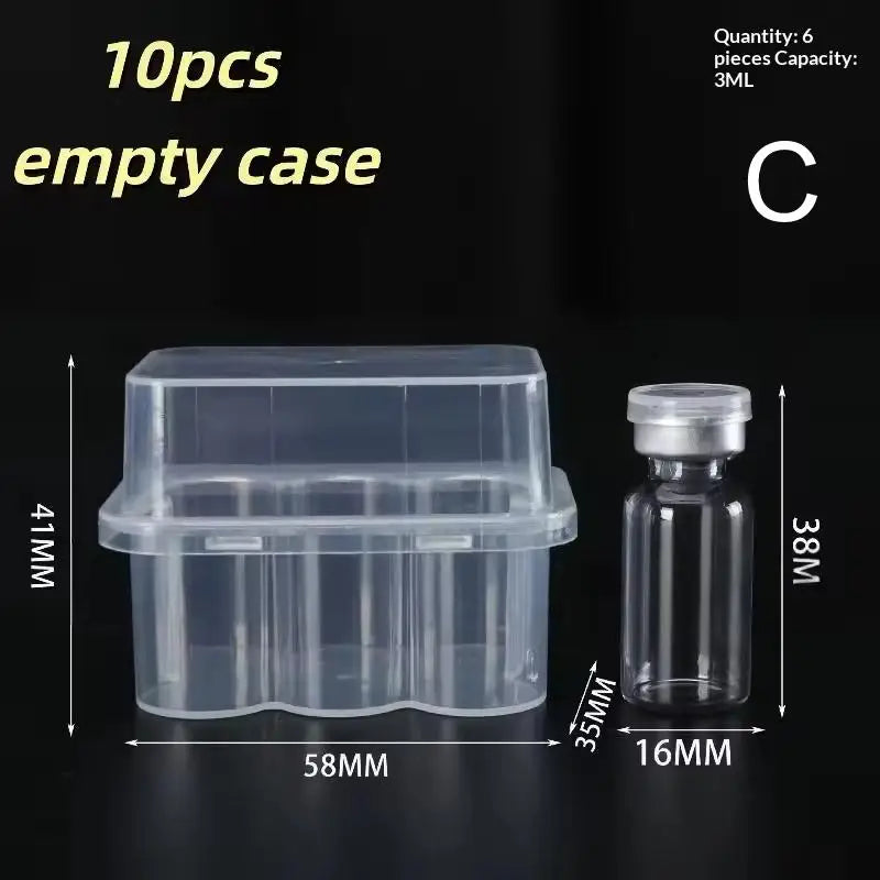 3ml Peptide Storage Box, Mini Vial Container, Portable Small Bottle Organizer Case Oasis Select C