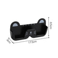 High End Glass Display Cabinet Glasses Storage Box Wall Mounted Perforated Free Sunglasses Storage Rack Sunglass Home Tidying Oasis Select Black