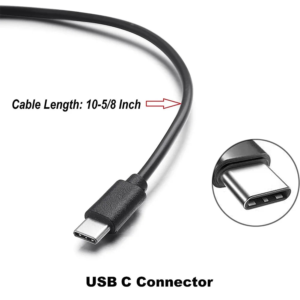 12V/24V To 5V USB C 5A 25W DC Converter Step-down Step Down Module Power Adapter Type C Wire Connector Oasis Select