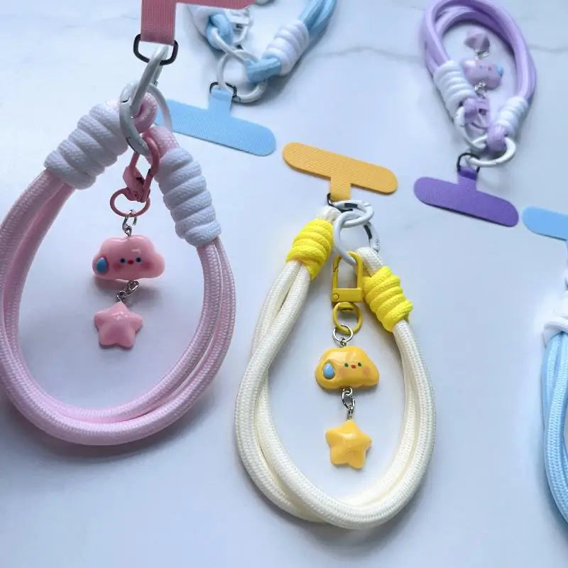 Handmade Acrylic Cloud Phone Lanyard & Keychain Pendant Phone Keychain Pendant Oasis Select