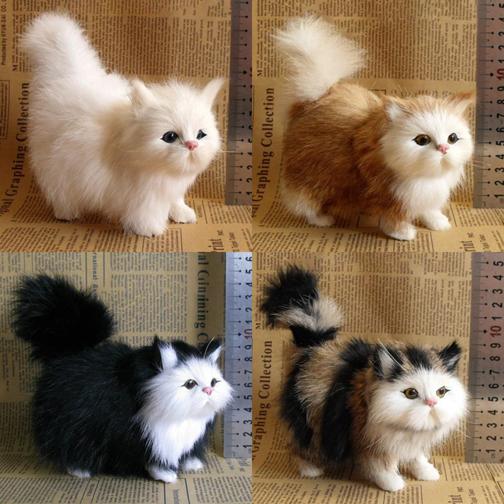 Realistic Simulation Cat Plush Toy – Soft Stuffed Kitten Gift Stuffed Plush Toy Oasis Select