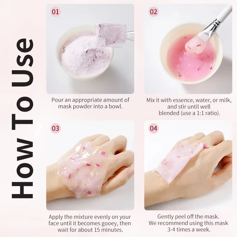 Crystal Jelly Mask Powder 350g – Hyaluronic Acid & Rose Extract